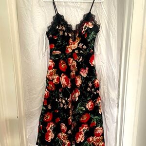Anthropologie dress, Sz S, worn 1x, waist 28 inch, length from waist- 28 inches